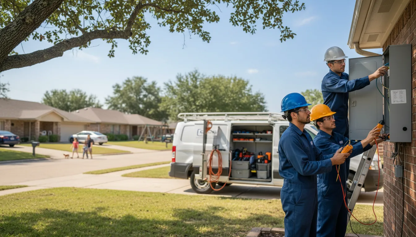 Certified electrician providing emergency electrical services in Port Lavaca, TX
